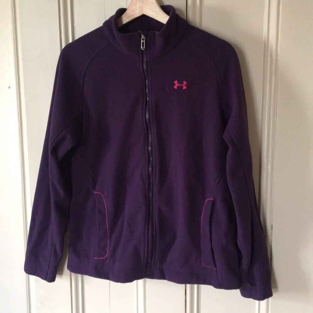 Purple Underarmor Full-zip Hiking Jacket